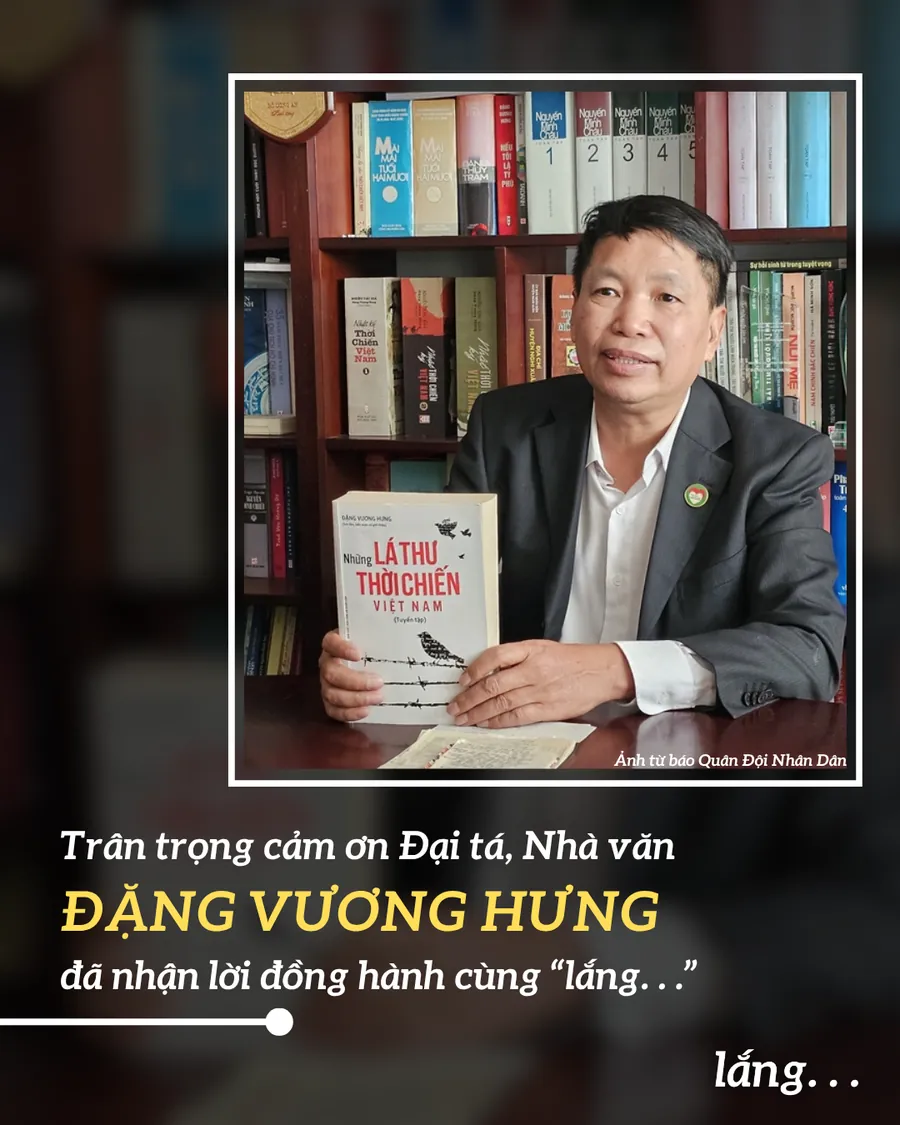 Đại tá, Nhà văn Đặng Vương Hưng